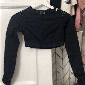 Gymshark Flawless Knit Long Sleeve Crop Top
